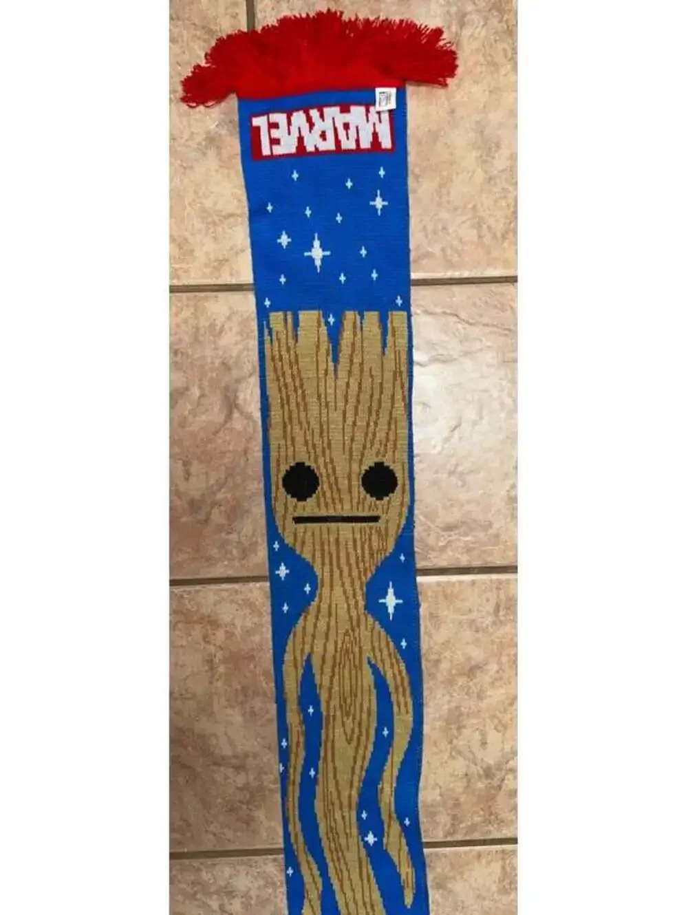 Marvel Guardians of the Galaxy Groot Knit Scarf Collector Corps Exclusive